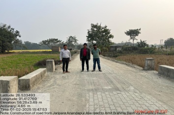 Road from Jaripara Allia to Barama Dhamdhama Tamulpur road via Pub Jaripara Village, Assam State Govt. Goodwill Projects SOPD-G for the year 2020-21.