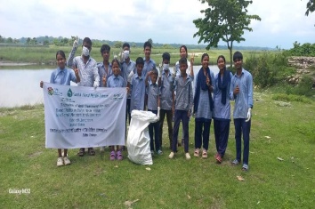 cleanliness drive at river ban