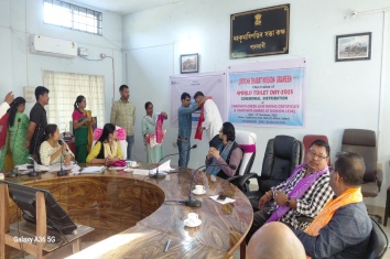 distribution of swachhta green leaf rating certificate & swachhta award.